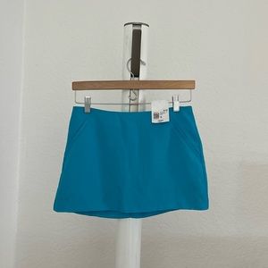 F21 Aqua Mini Skirt
